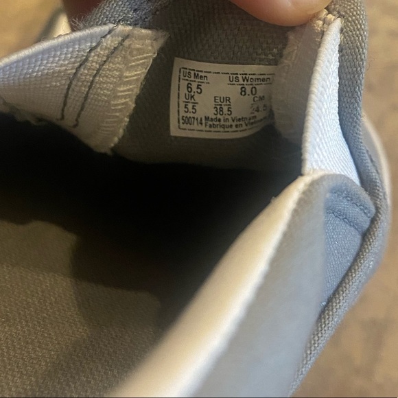 Vans size 8 grey - Picture 3 of 3